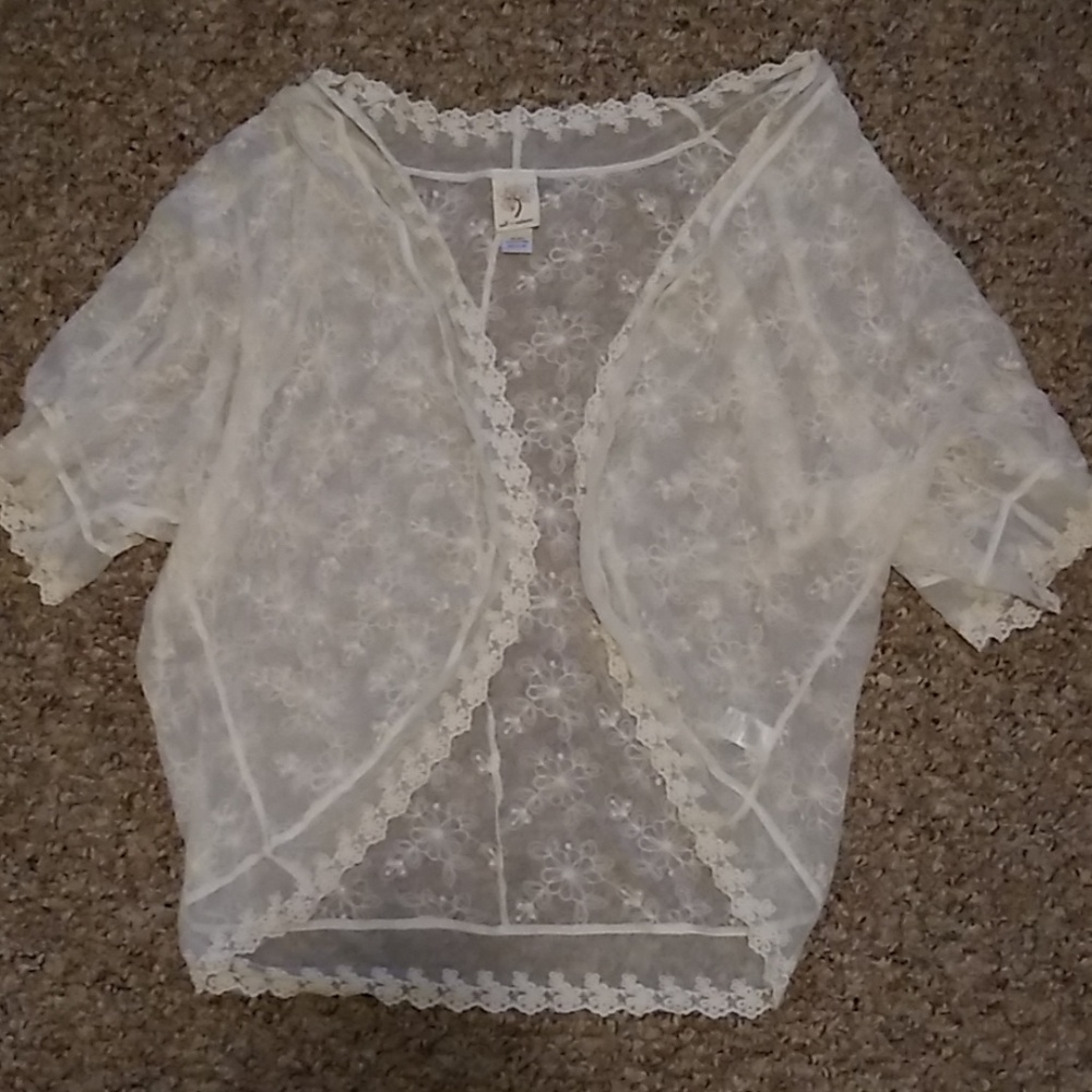 Lace cover-up